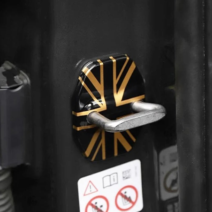 BMW MINI ミニ ミニクーパー ドア ストライカー カバー F65 F66 F67 F54 F55 F56 F57 F60 2個セット ドアストライカー ドア ヒンジ ドアロック アクセサリー カスタム パーツ カスタムパーツ グッズ 内装 外装 ドレスアップ