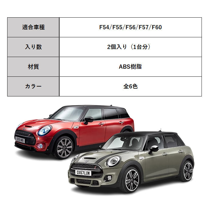 BMW MINI ミニ ミニクーパー ウォッシャーノズル カバー F54 F55 F56 F57 F60 2個セット ウォッシャー液 キャップ フロント ワイパー ブレード アクセサリー カスタム パーツ カスタムパーツ