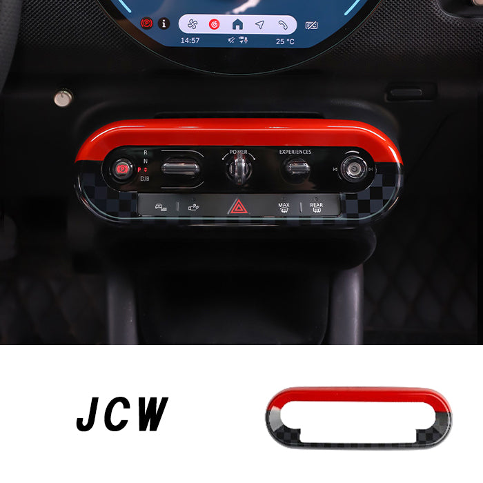 BMW MINI ミニ ミニクーパー F65 F66 F67 J01 J05 U25 センターコンソール スイッチ パネル カバー 新型 カントリーマン エースマン ボタン ガーニッシュ トリム ユニオンジャック JCW アクセサリー カスタム パーツ カスタムパーツ