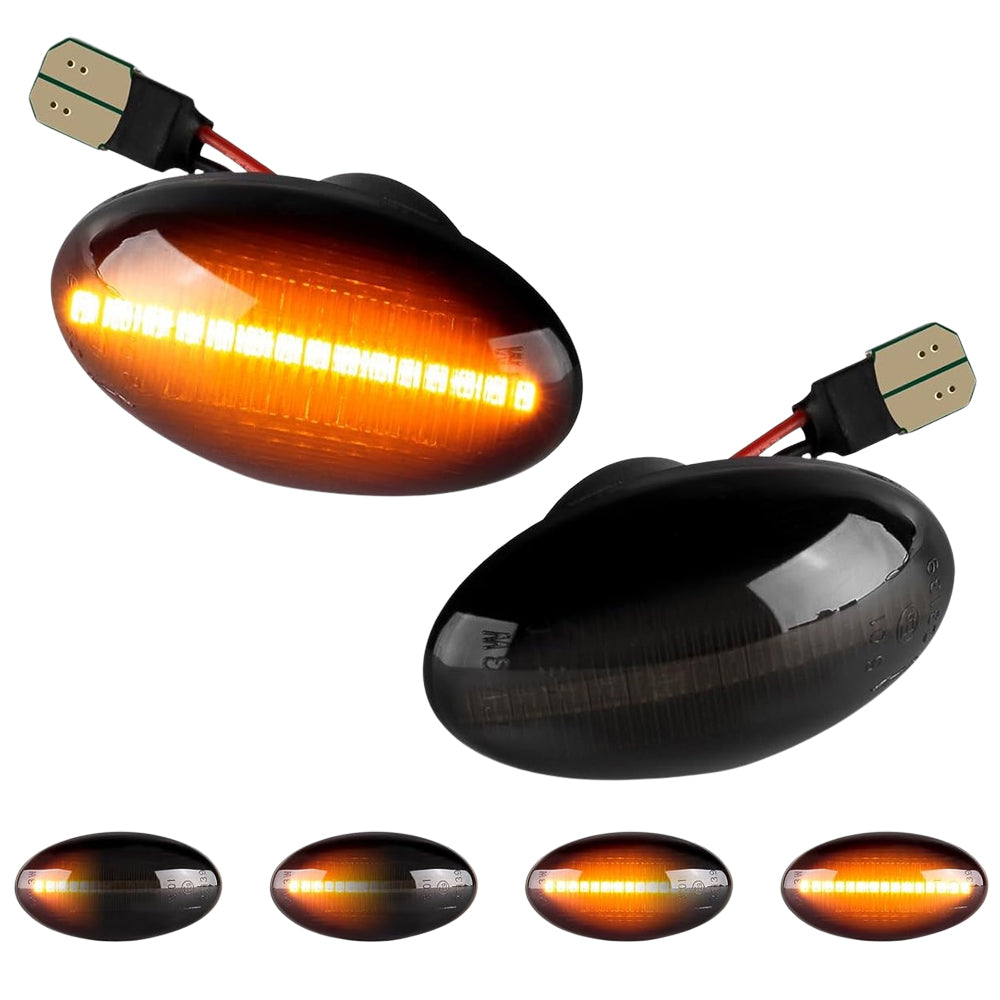 BMW MINI ミニ ミニクーパー LED サイドマーカー R50 R52 R53 シーケンシャルウインカー 左右セット ウインカー ウィンカー サイドウインカー サイドウィンカー 流れる ワン クーパー クーパーS アクセサリー カスタム パーツ カスタムパーツ ドレスアップ 外装