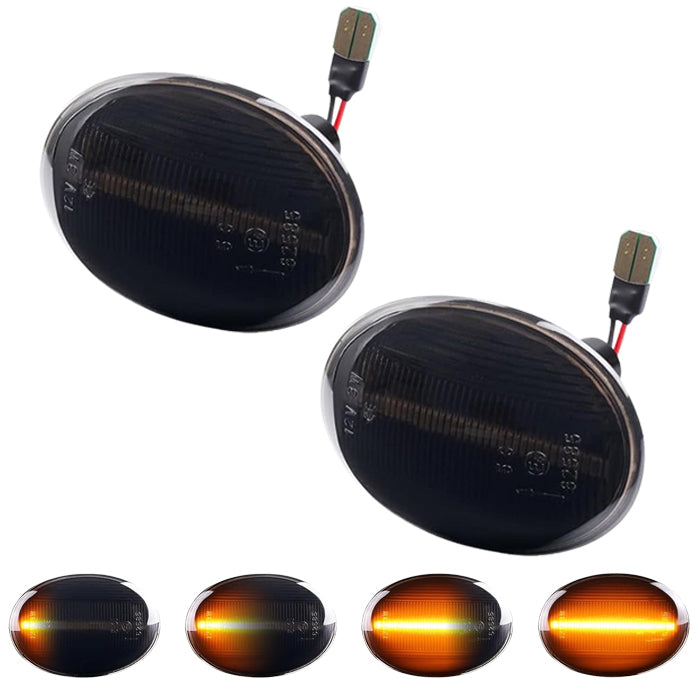 BMW MINI ミニ ミニクーパー LED サイドマーカー R55 R56 R57 R58 R59 シーケンシャルウインカー 左右セット ウインカー ウィンカー サイドウインカー サイドウィンカー 流れる ワン クーパー クーパーS アクセサリー カスタム パーツ カスタムパーツ ドレスアップ 外装