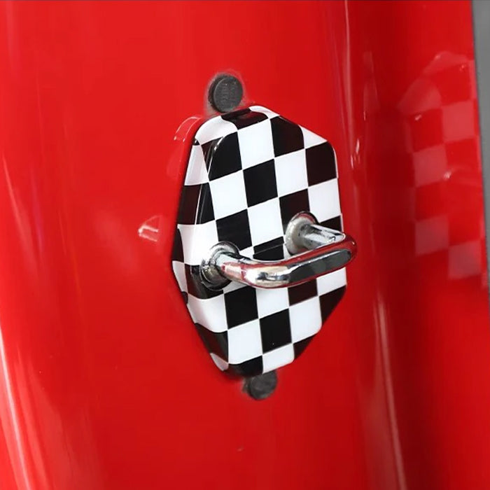 BMW MINI ミニ ミニクーパー ドア ストライカー カバー R55 R56 R57 R58 R59 2個セット ドアストライカー ドア ヒンジ ドアロック アクセサリー カスタム パーツ カスタムパーツ グッズ 内装 外装 ドレスアップ