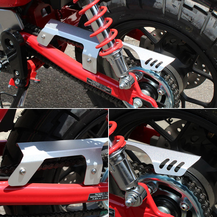 ホンダ モンキー125 JB02 JB03 JB05 アルミ製 チェーンケース Monkey125 チェーン チェーンカバー チェーンガード チェーンプロテクター アクセサリー カスタム パーツ カスタムパーツ