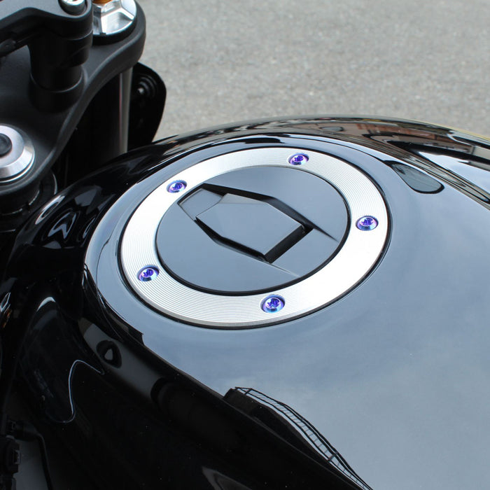カワサキ KAWASAKI 用 チタン タンクキャップ ボルト Z900RS Z900RS カフェ SE CAFE ZRX1200DAEG ダエグ ZZR1200 ZZR1400 Z1000 ZX-6R ZX-10R ZX-10RR ZX-14R Z125 PRO などに 5本セット フューエルキャップ