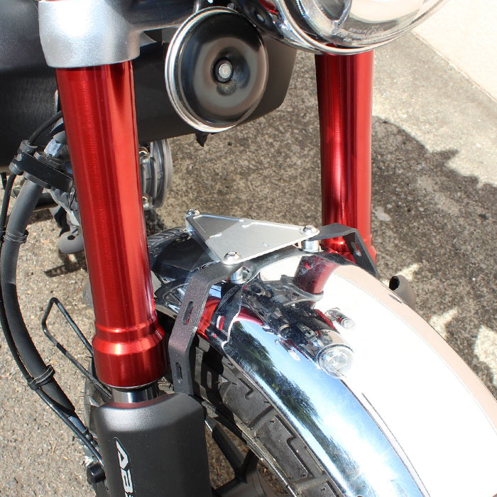 ホンダ モンキー125 JB02 JB03 JB05 フロントフェンダー ダウン キット ダウンフェンダー カスタム アクセサリー パーツ カスタムパーツ Monkey 125 外装 ドレスアップ