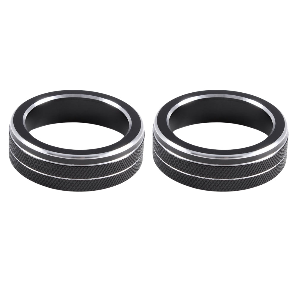 日産 ニッサン セレナ C28 エアコン ダイヤル カバー アルミ製 2個セット 温度 調整 ノブ スイッチ e-power eパワー ハイウェイスターV XV X ルキシオン 全グレード センターコンソール パネル アクセサリー カスタム パーツ カスタムパーツ 内装 ドレスアップ