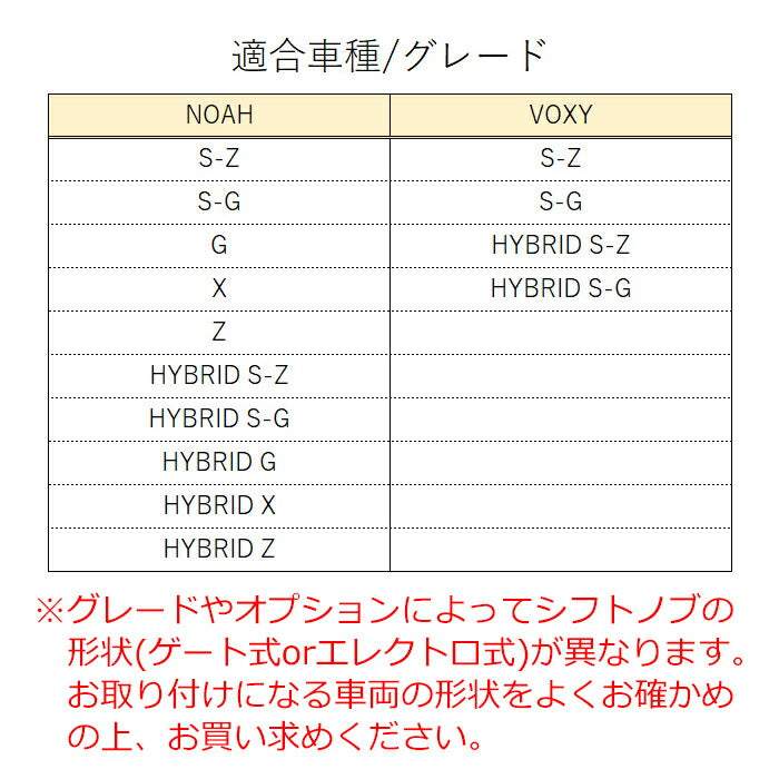 トヨタ ノア 90系 ヴォクシー 90系 シフトノブ パネルカバー ガソリン ハイブリッド エレクトロシフトマチック 2タイプ×3カラー ノア90 ヴォクシー90 NOAH VOXY アクセサリー カスタム パーツ 内装