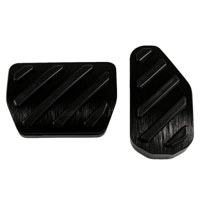 ダイハツ トヨタ アルミ製 ペダルカバー セット ライズ ロッキー タフト ムーヴ ムーヴキャンバス ミライース タント 車 軽自動車 ゴム 工具不要 専用設計 ピッタリフィット アクセル ブレーキ アクセサリー カスタム パーツ