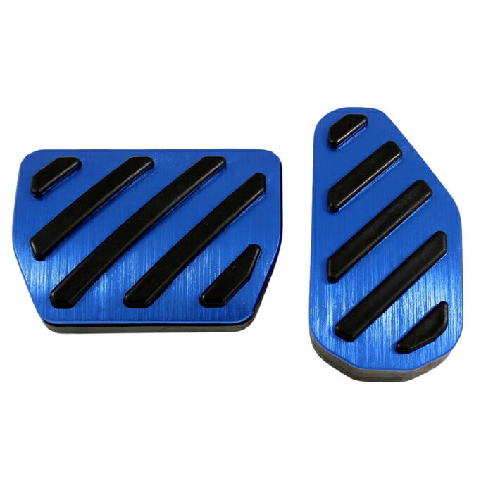 ダイハツ トヨタ アルミ製 ペダルカバー セット ライズ ロッキー タフト ムーヴ ムーヴキャンバス ミライース タント 車 軽自動車 ゴム 工具不要 専用設計 ピッタリフィット アクセル ブレーキ アクセサリー カスタム パーツ