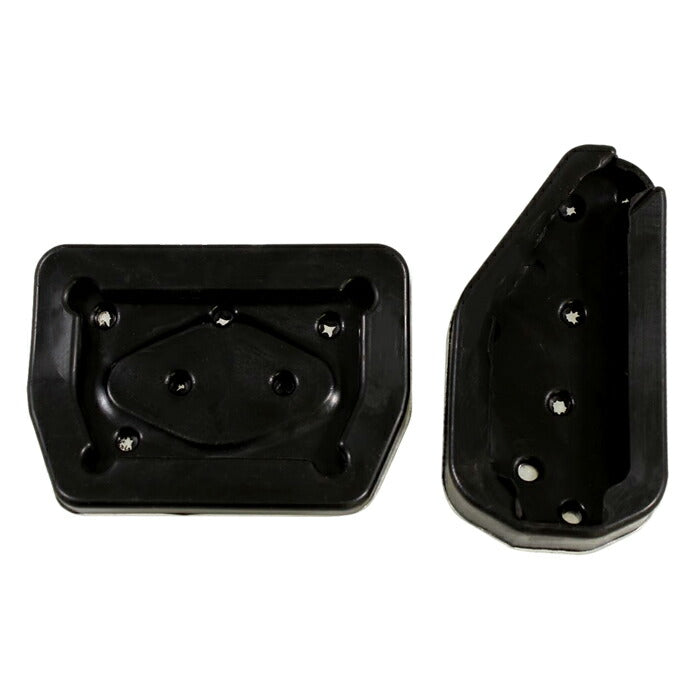 ダイハツ トヨタ アルミ製 ペダルカバー セット ライズ ロッキー タフト ムーヴ ムーヴキャンバス ミライース タント 車 軽自動車 ゴム 工具不要 専用設計 ピッタリフィット アクセル ブレーキ アクセサリー カスタム パーツ