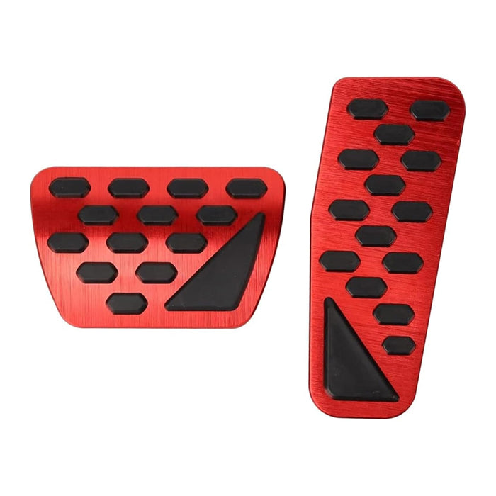 Jeep JL ラングラー ラングラーアンリミテッド JT グラディエーター ペダルカバー アルミ製 ジープ ルビコン ブレーキ アクセル ペダル カバー 滑り止め ラバー アクセサリー カスタム パーツ カスタムパーツ 内装 ドレスアップ