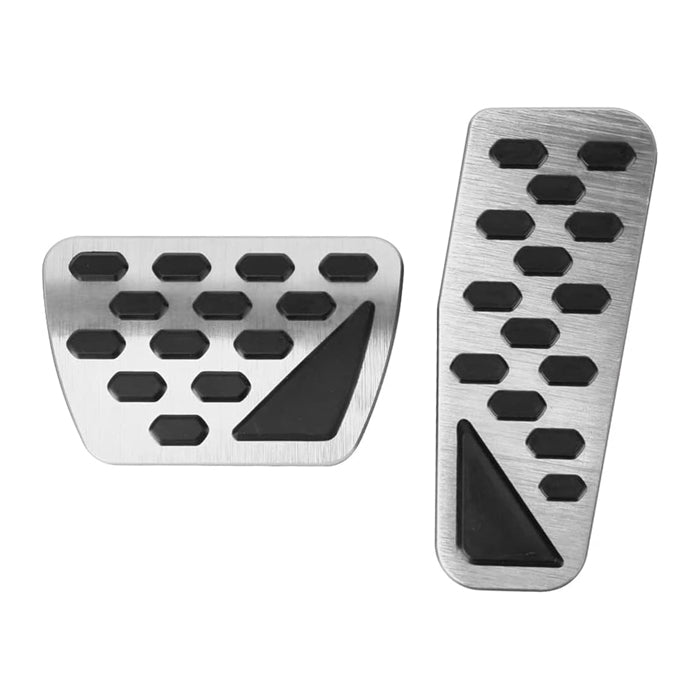 Jeep JL ラングラー ラングラーアンリミテッド JT グラディエーター ペダルカバー アルミ製 ジープ ルビコン ブレーキ アクセル ペダル カバー 滑り止め ラバー アクセサリー カスタム パーツ カスタムパーツ 内装 ドレスアップ