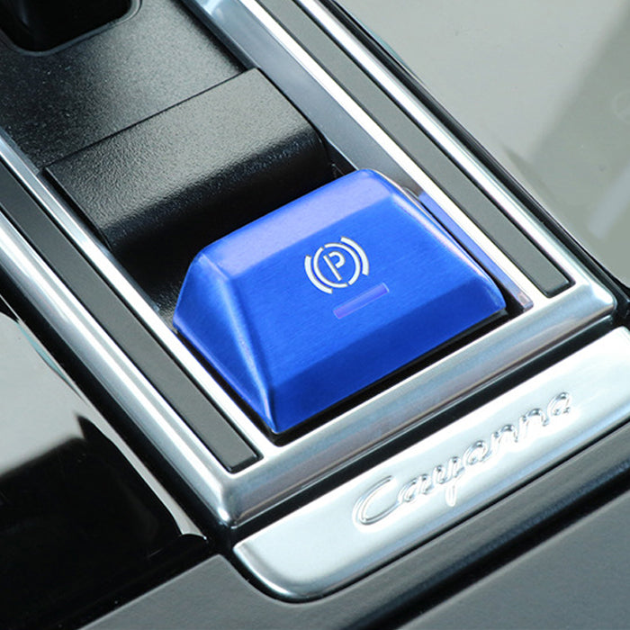 ポルシェ Pスイッチ カバー カイエン マカン パナメーラ アルミ製 Pボタン パーキングスイッチ パーキングボタン パーキングブレーキ スイッチ ボタン アクセサリー カスタム パーツ カスタムパーツ