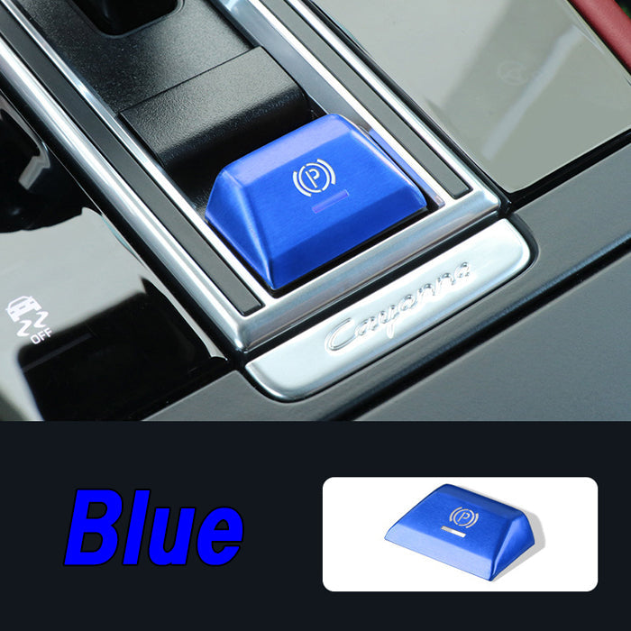 ポルシェ Pスイッチ カバー カイエン マカン パナメーラ アルミ製 Pボタン パーキングスイッチ パーキングボタン パーキングブレーキ スイッチ ボタン アクセサリー カスタム パーツ カスタムパーツ