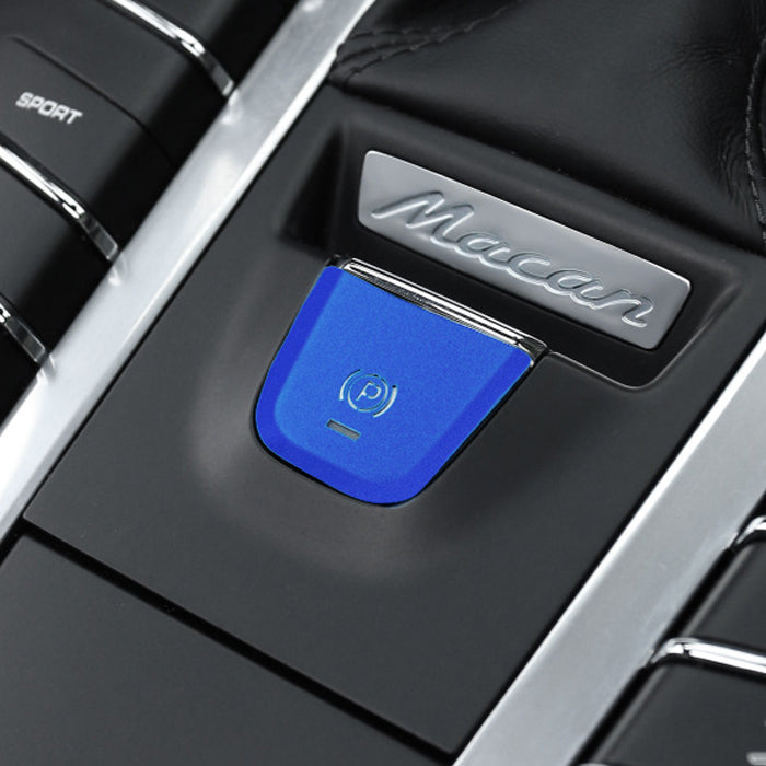 ポルシェ Pスイッチ カバー マカン アルミ製 Pボタン パーキングスイッチ パーキングボタン パーキングブレーキ スイッチ ボタン アクセサリー カスタム パーツ カスタムパーツ