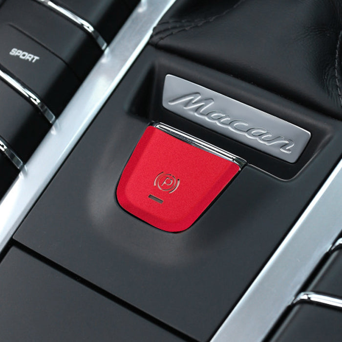 ポルシェ Pスイッチ カバー マカン アルミ製 Pボタン パーキングスイッチ パーキングボタン パーキングブレーキ スイッチ ボタン アクセサリー カスタム パーツ カスタムパーツ