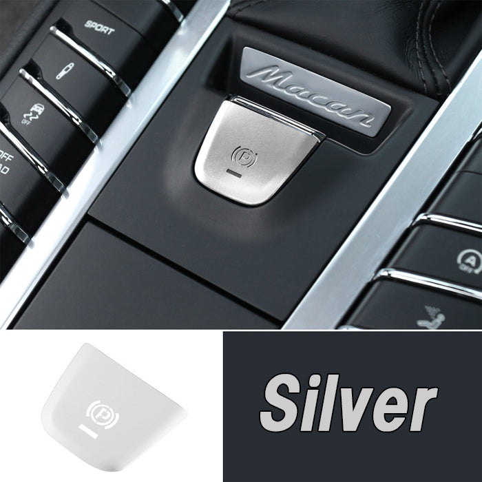 ポルシェ Pスイッチ カバー マカン アルミ製 Pボタン パーキングスイッチ パーキングボタン パーキングブレーキ スイッチ ボタン アクセサリー カスタム パーツ カスタムパーツ