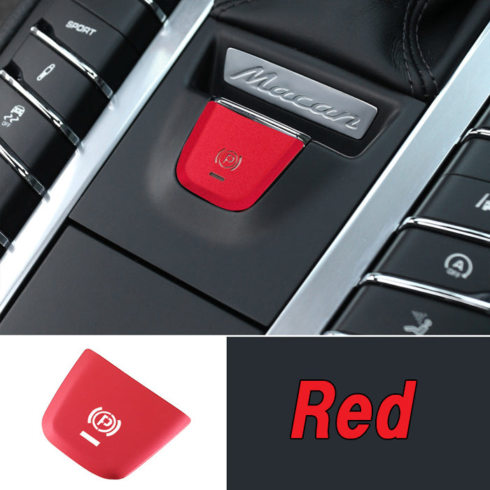 ポルシェ Pスイッチ カバー マカン アルミ製 Pボタン パーキングスイッチ パーキングボタン パーキングブレーキ スイッチ ボタン アクセサリー カスタム パーツ カスタムパーツ