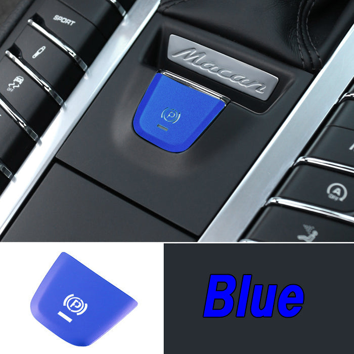 ポルシェ Pスイッチ カバー マカン アルミ製 Pボタン パーキングスイッチ パーキングボタン パーキングブレーキ スイッチ ボタン アクセサリー カスタム パーツ カスタムパーツ