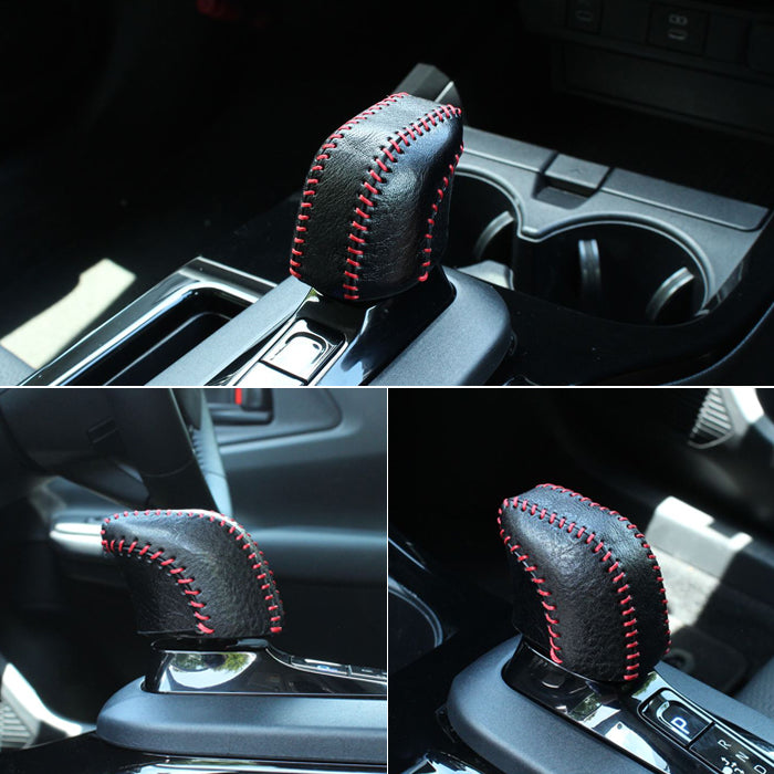 プリウス 60系 シフトノブ カバー 本革 カーボンレザー トヨタ PRIUS ハイブリッド PHEV レザー シフトカバー シフトノブカバー 60プリウス プリウス60 アクセサリー カスタム パーツ カスタムパーツ 内装 ドレスアップ