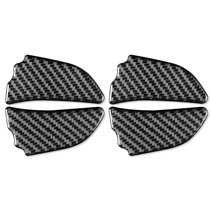 スバル トヨタ インナー ドア ハンドル カバー ステッカー カーボン 4個セット BRZ XV レヴォーグ アウトバック WRX 86 など 傷防止 プロテクター 保護 SUBARU ドレスアップ アクセサリー パーツ カスタムパーツ