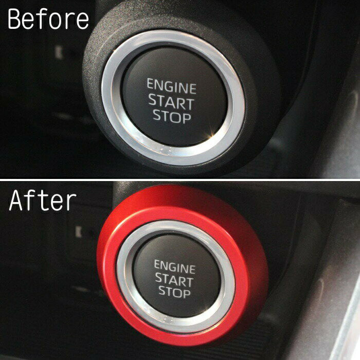 80系 ハリアー スタートボタン リング カバー アルミ製 80ハリアー ハリアー80系ハリアー エンジン スタート ボタン トヨタ TOYOTA アクセサリー カスタム パーツ 内装 ドレスアップ 内装パーツ