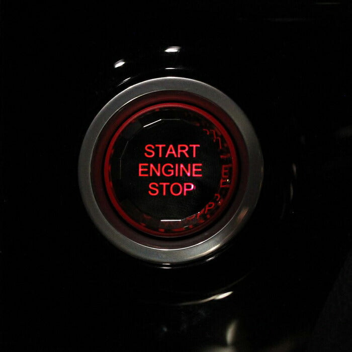 【最終値下げ】ハリアー 80系　エンジンスタートボタンカバー　３Dクリスタル トヨタ エンジン スタートボタン パワーボタン 3D