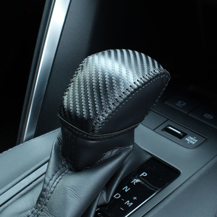 トヨタ RAV4 50系 ハリアー 80系 クラウン 220系 シフトノブ カバー カーボンレザー シフトノブカバー シフトカバー シフトレバー シフトブーツ シフト ブーツ ガード プロテクター アクセサリー カスタム パーツ カスタムパーツ 内装 ドレスアップ