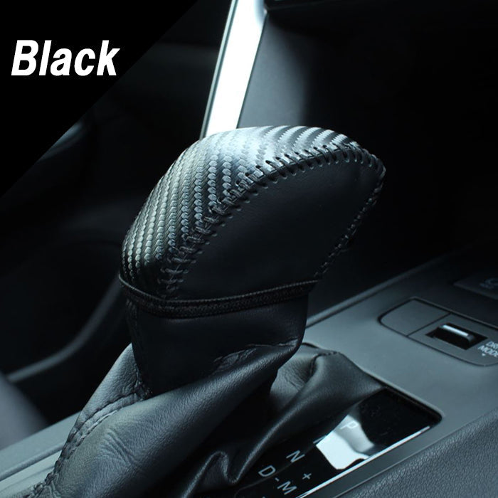 トヨタ RAV4 50系 ハリアー 80系 クラウン 220系 シフトノブ カバー カーボンレザー シフトノブカバー シフトカバー シフトレバー シフトブーツ シフト ブーツ ガード プロテクター アクセサリー カスタム パーツ カスタムパーツ 内装 ドレスアップ