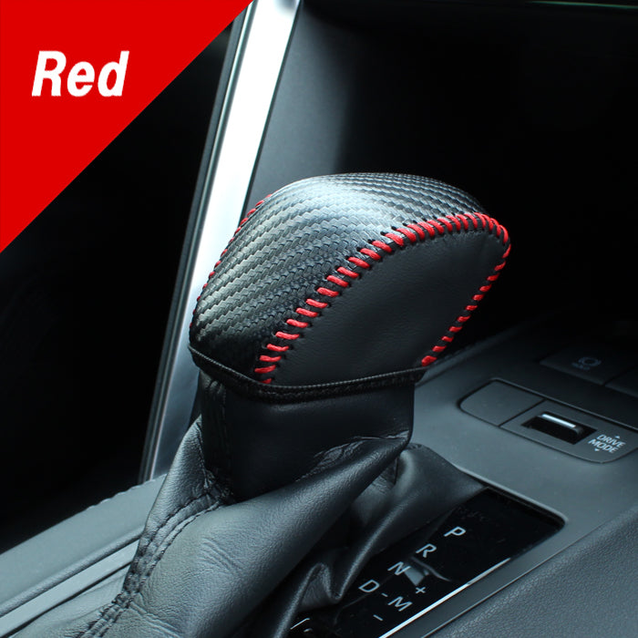 トヨタ RAV4 50系 ハリアー 80系 クラウン 220系 シフトノブ カバー カーボンレザー シフトノブカバー シフトカバー シフトレバー シフトブーツ シフト ブーツ ガード プロテクター アクセサリー カスタム パーツ カスタムパーツ 内装 ドレスアップ