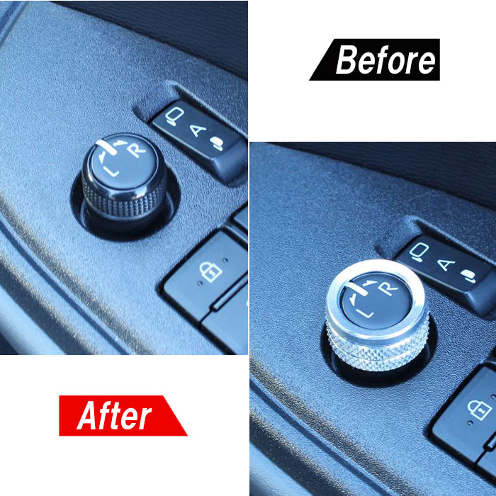 トヨタ スバル ダイハツ ミラー 調整 ダイヤル カバー アルミ製 ドアミラー サイドミラー スイッチ ボタン ノア ヴォクシー エスクァイア 80系 90系 アルファード ヴェルファイア 30系 GR86 ZN8 BRZ ZD8 プリウス 50系 60系 など アクセサリー カスタム パーツ