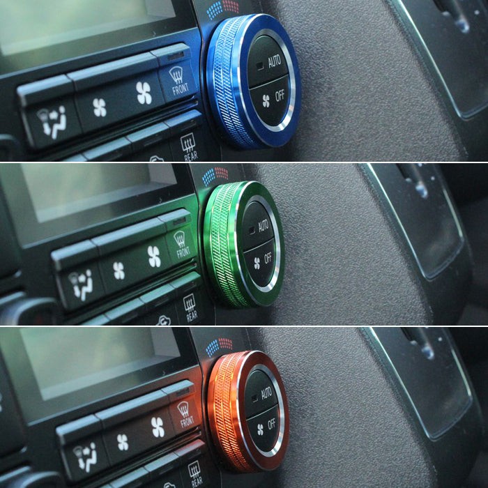 トヨタ ハイエース レジアスエース 200系 エアコン ダイヤル カバー 4型 5型 6型 7型 8型 9型 スーパーGL Super GL オートエアコン スイッチ リング インテリアパネル CNC アルミ削り出し アクセサリー カスタム パーツ カスタムパーツ 内装 ドレスアップ