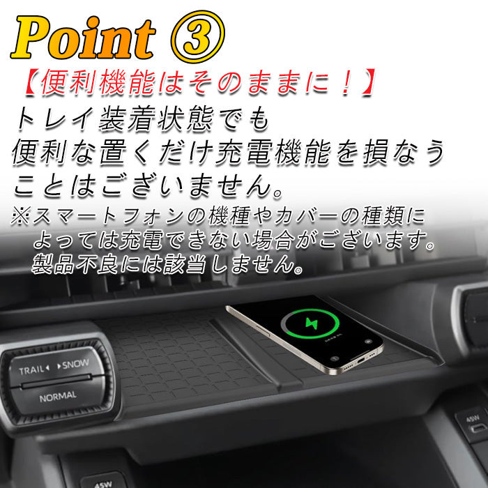トヨタ 新型 RAV4 60系 センター トレイ マット シリコン製 ワイヤレス充電 置くだけ充電 充電器 上段 下段 小物入れ 収納 センターコンソール コンソールボックス ノンスリップマット ラバーマット アクセサリー カスタム パーツ カスタムパーツ