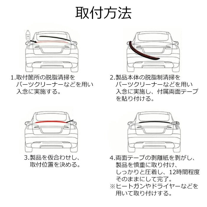 BMW カーボン トランクスポイラー F22 F23 F87 2シリーズクーペ/カブリオレ M2/M2コンペティション リアウイング リアウィング トランク スポイラー リアスポイラー リアディフューザー エアロパーツ リアルカーボン 外装 アクセサリー カスタム パーツ 取付 簡単 両面テープ