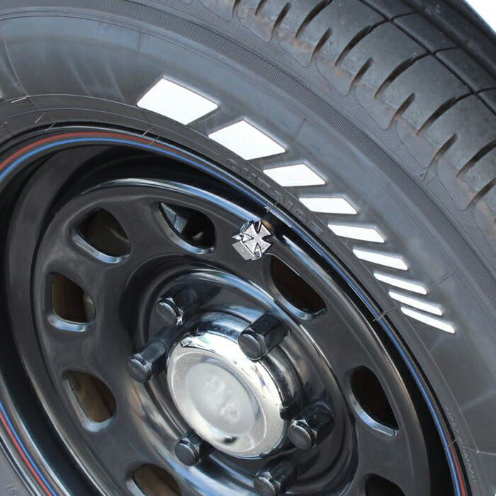 アイアンクロス タイヤ エアバルブ キャップ 4個セット バルブキャップ 十字架 型 車 トラック バイク アメリカン チョッパー アメ車 エアバルブキャップ ホイール エアー エアーバルブ 汎用 ハーレー ハーレーダビッドソン カスタム パーツ
