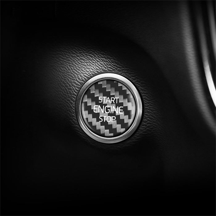 ボルボ エンジン スタート ボタン カバー XC40 XB カーボン製 VOLVO エンジンスタートボタン エンジン スタート ストップ カバー ステッカー アクセサリー カスタム パーツ カスタムパーツ 内装 ドレスアップ