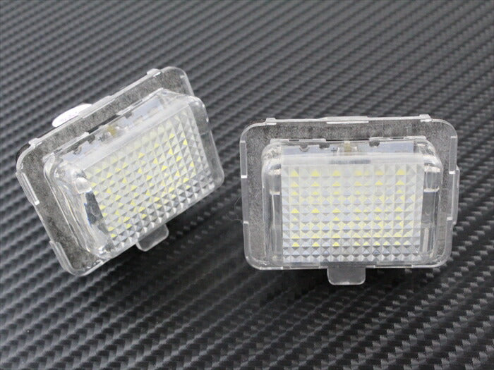 BMW LED ライセンスランプ 1台分 2個入り E71 E72 E70 E39 E60 E61 E81 E82 E90 E91 E92 E93 E84 F45 F22 F30 F31 F35 F32 F33 F36 F10 F11 F25 F26 F15 F16 など ナンバー灯 警告灯 キャンセラー内蔵【カー用品のお店BeeTech】カスタマイズ 車用品 電飾パーツ ドレスアップ