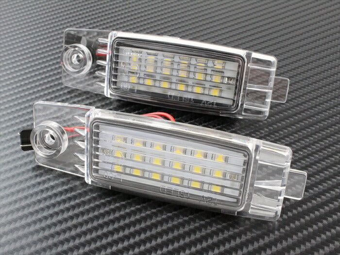 TOYOTA トヨタ LED ライセンスランプ 1台分(2個入り) 送料無料 アリスト アルテッツァ カムリ など ナンバー灯 専用設計【カー用品のお店BeeTech】カスタマイズ 車用品 電飾パーツ ドレスアップ デコレーション