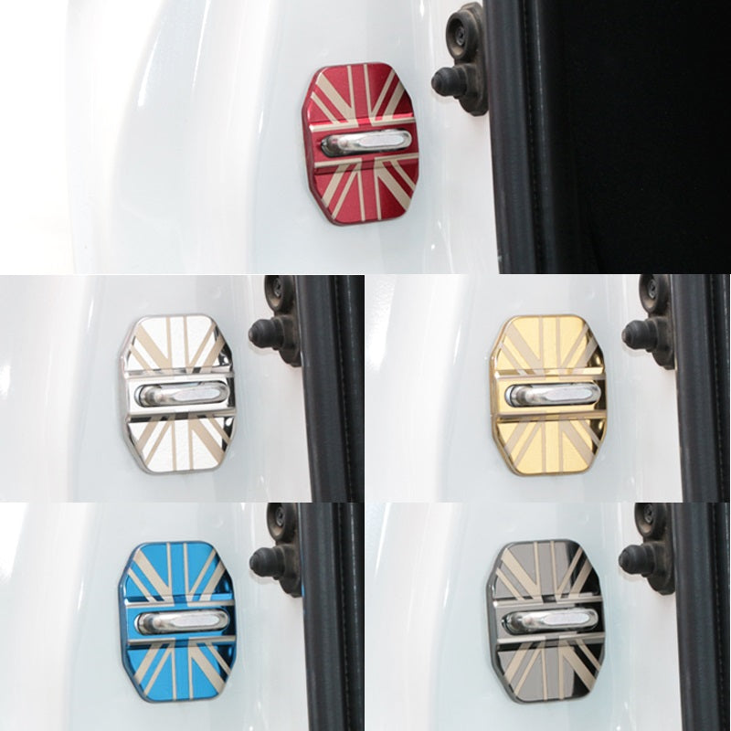 BMW MINI ミニ ドアストライカーカバー F系用 ステンレス製 全5色 2個セット F65 F66 F67 F54 F55 F56 F57 F60 ヒンジ カバー ヒンジカバー カスタム パーツ 外装 内装 アクセサリー ドレスアップ 外装パーツ