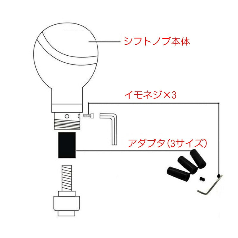 ドクロ シフトノブ 汎用 アダプター付き 全7色 送料無料 MT AT スカル 骸骨 おもしろ トラック トヨタ ニッサン スズキ ホンダ スバル 三菱【カー用品のお店BeeTech】カスタマイズ 車用品 カーインテリア ドレスアップ 内装パーツ