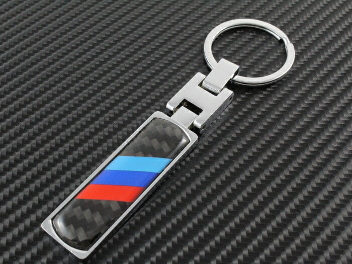 BMWなどに最適 Mカラー カーボン キーホルダー 全2色 送料無料 メンズ レディース BMW M Performance ライン Mスポーツ スポーツ【カー用品のお店BeeTech】車用品 カーアクセサリー おしゃれ 女性 男性 人気 カーアクセ 小物