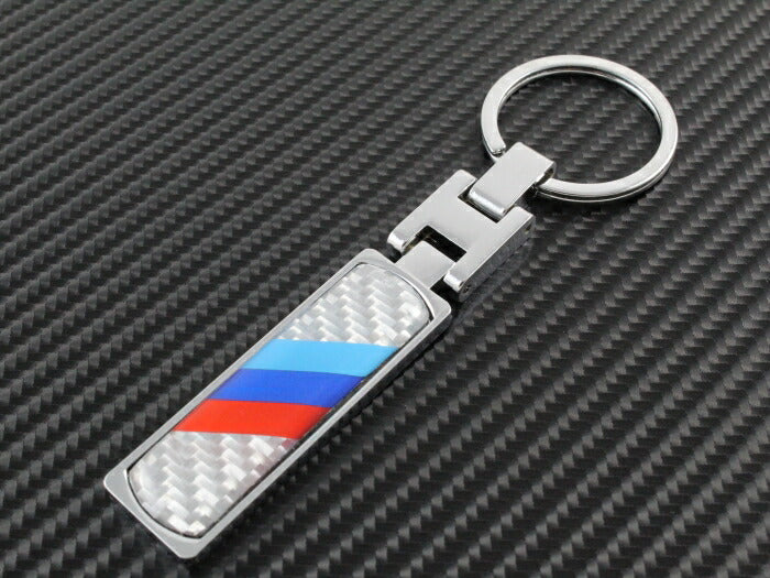 BMWなどに最適 Mカラー カーボン キーホルダー 全2色 送料無料 メンズ レディース BMW M Performance ライン Mスポーツ スポーツ【カー用品のお店BeeTech】車用品 カーアクセサリー おしゃれ 女性 男性 人気 カーアクセ 小物