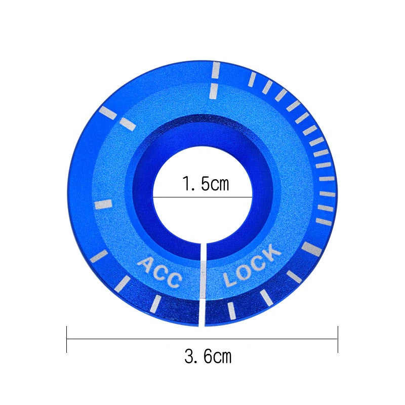 Volkswagen / AUDI キーベゼル 全5色 送料無料 イグニッション キー リング シリンダー カバー ステッカー フォルクスワーゲン VW アウディ【カー用品のお店BeeTech】カスタマイズ 車用品 カーインテリア ドレスアップ 内装パーツ